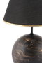Opviq Lámpara de Mesa Balloon Negro y Dorado